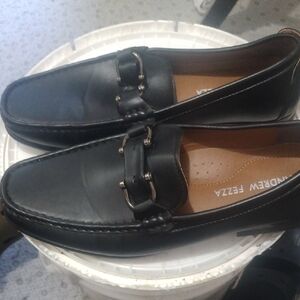 Andrew Fezza Men's Black Loafers